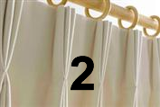 French Pleat Curtains (Triple Pleat